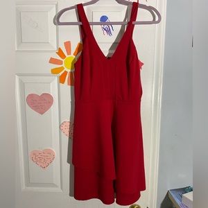 Red Tease Me dress size 13
